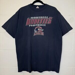 Vintage Montreal Alouettes Canadian Football League 90s T-Shirt XL CFL